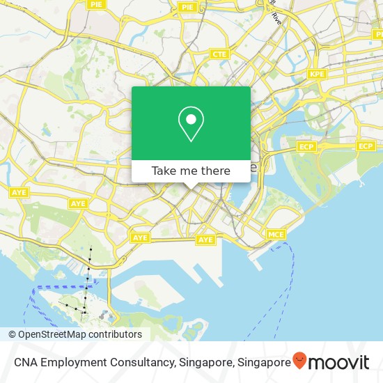 CNA Employment Consultancy, Singapore map