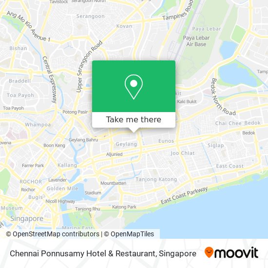 Chennai Ponnusamy Hotel & Restaurant map