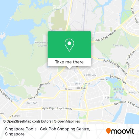Singapore Pools - Gek Poh Shopping Centre map