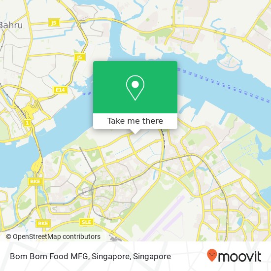 Bom Bom Food MFG, Singapore map