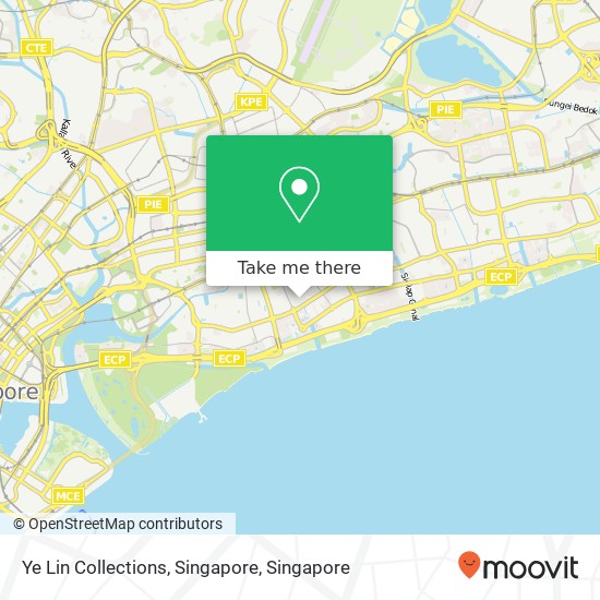 Ye Lin Collections, Singapore map