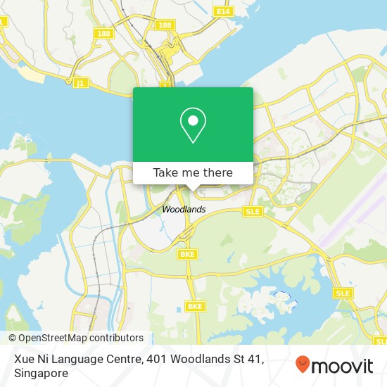 Xue Ni Language Centre, 401 Woodlands St 41 map