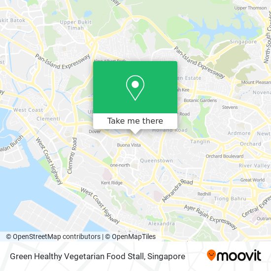 Green Healthy Vegetarian Food Stall map