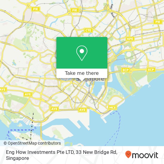 Eng How Investments Pte LTD, 33 New Bridge Rd地图