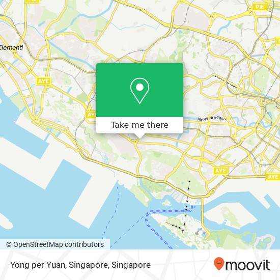 Yong per Yuan, Singapore map