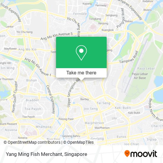 Yang Ming Fish Merchant map