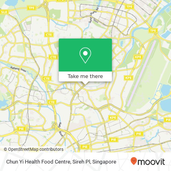 Chun Yi Health Food Centre, Sireh Pl map