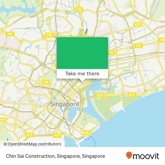 Chin Sai Construction, Singapore map