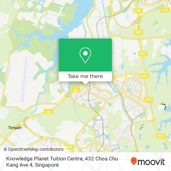 Knowledge Planet Tuition Centre, 432 Choa Chu Kang Ave 4地图