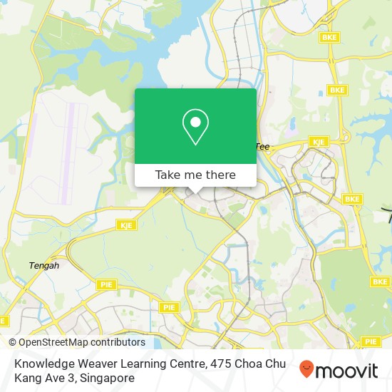 Knowledge Weaver Learning Centre, 475 Choa Chu Kang Ave 3 map