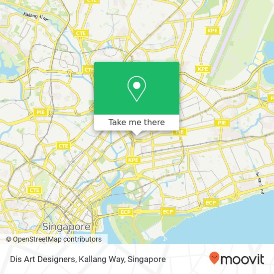 Dis Art Designers, Kallang Way map