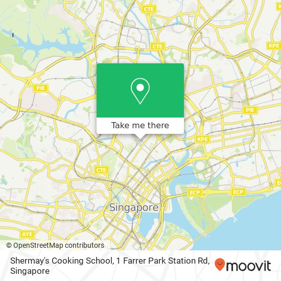 Shermay's Cooking School, 1 Farrer Park Station Rd map