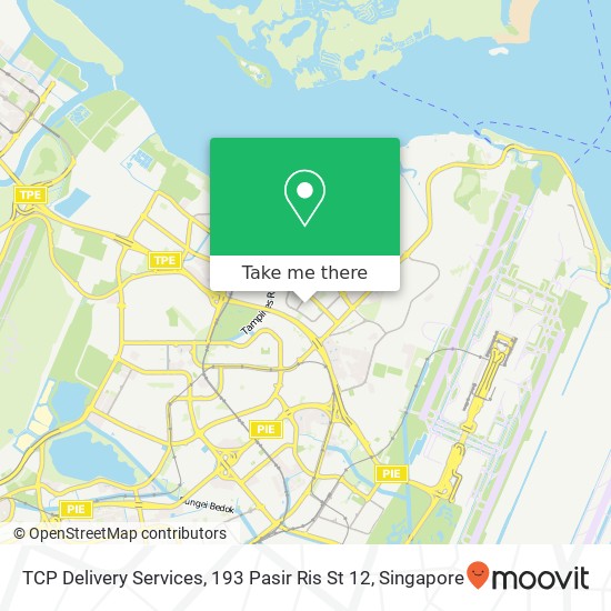 TCP Delivery Services, 193 Pasir Ris St 12地图