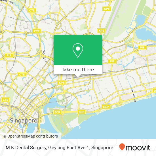 M K Dental Surgery, Geylang East Ave 1 map