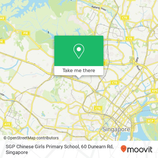 SGP Chinese Girls Primary School, 60 Dunearn Rd地图