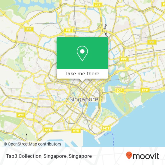 Tab3 Collection, Singapore map