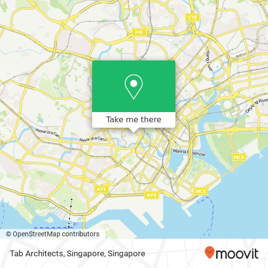 Tab Architects, Singapore map