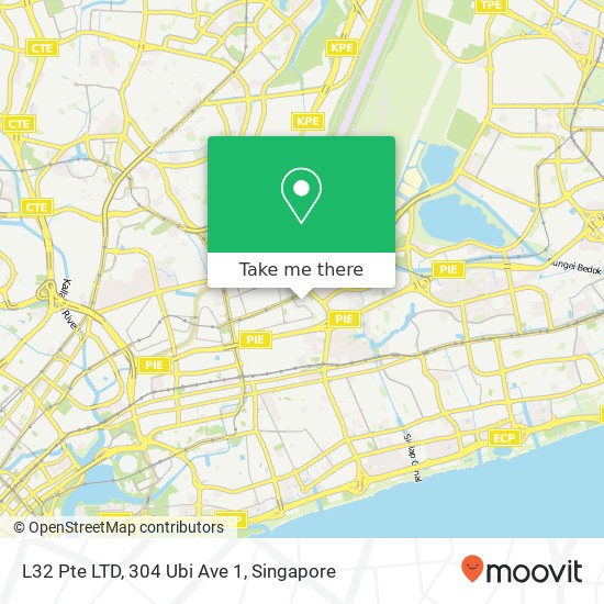 L32 Pte LTD, 304 Ubi Ave 1地图