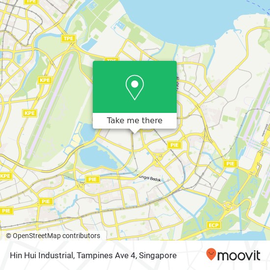 Hin Hui Industrial, Tampines Ave 4 map
