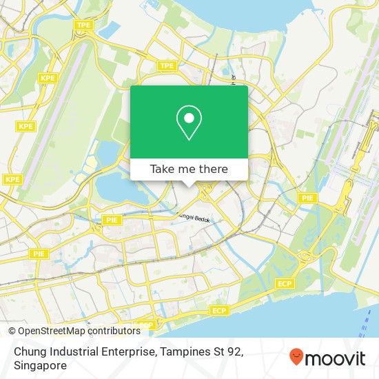 Chung Industrial Enterprise, Tampines St 92地图
