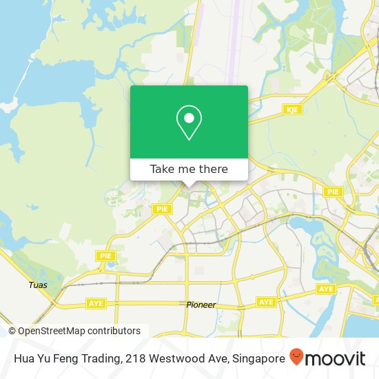 Hua Yu Feng Trading, 218 Westwood Ave map