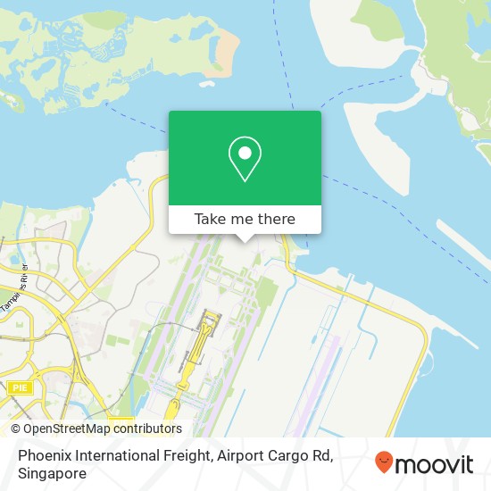 Phoenix International Freight, Airport Cargo Rd map