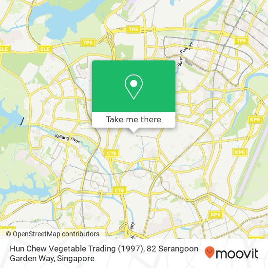 Hun Chew Vegetable Trading (1997), 82 Serangoon Garden Way地图