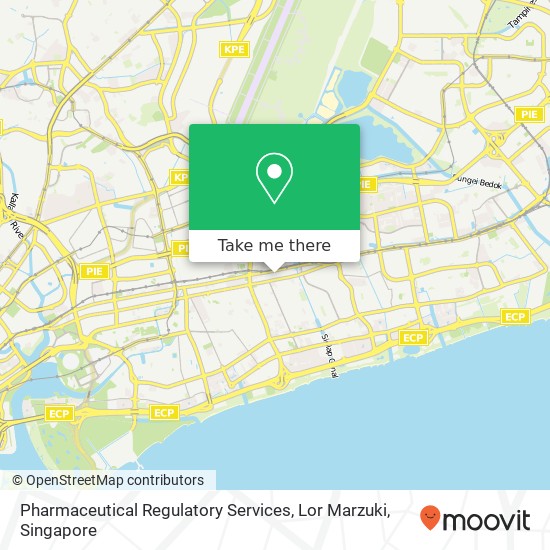 Pharmaceutical Regulatory Services, Lor Marzuki map