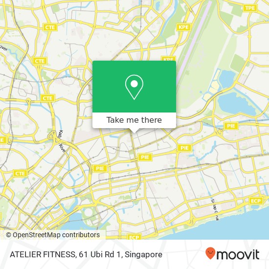 ATELIER FITNESS, 61 Ubi Rd 1 map