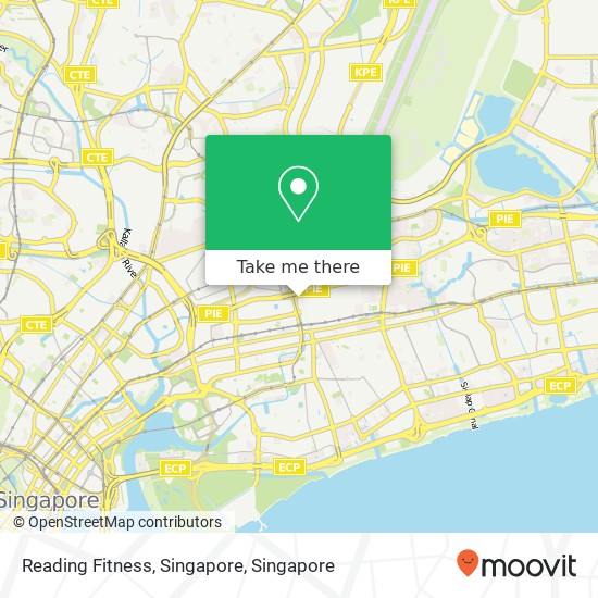 Reading Fitness, Singapore地图