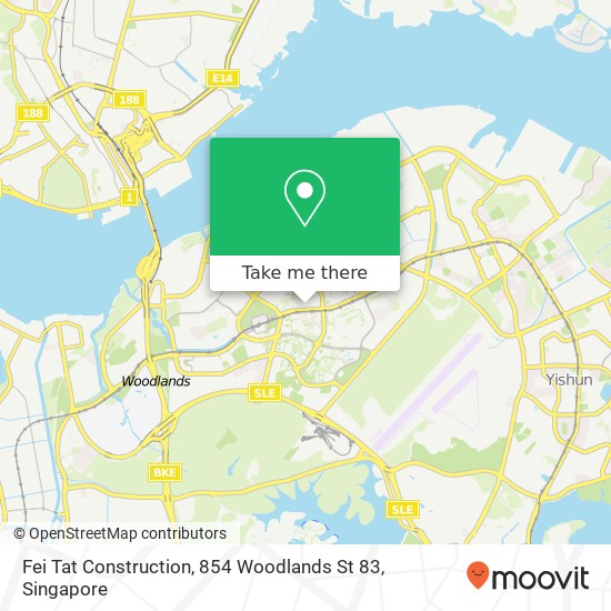 Fei Tat Construction, 854 Woodlands St 83地图