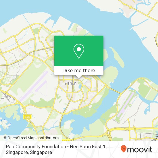 Pap Community Foundation - Nee Soon East 1, Singapore map