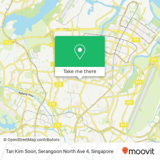 Tan Kim Soon, Serangoon North Ave 4 map