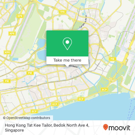 Hong Kong Tat Kee Tailor, Bedok North Ave 4地图