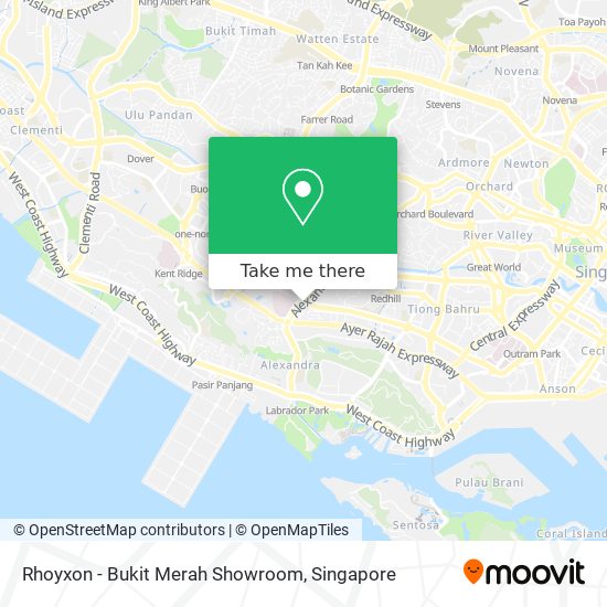 Rhoyxon - Bukit Merah Showroom map