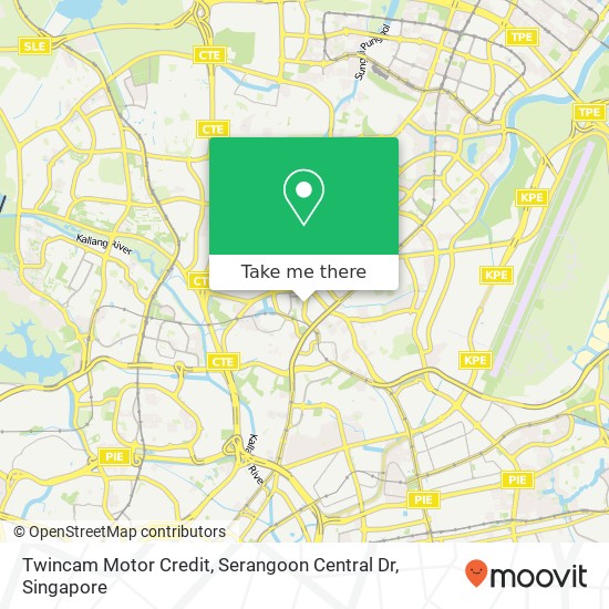 Twincam Motor Credit, Serangoon Central Dr map