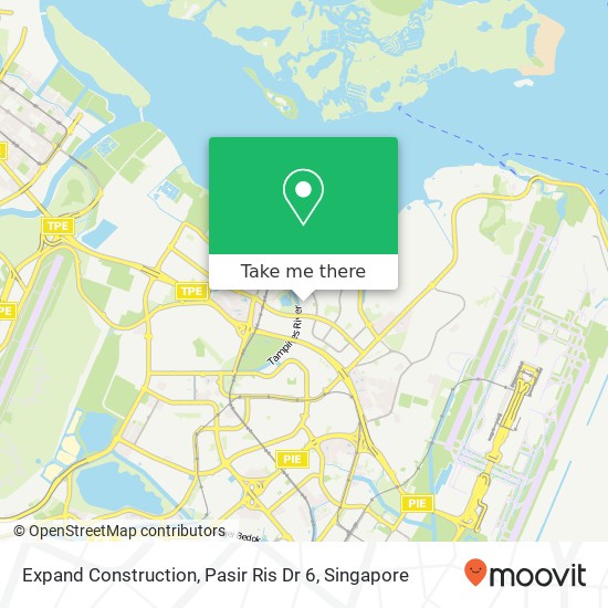 Expand Construction, Pasir Ris Dr 6 map