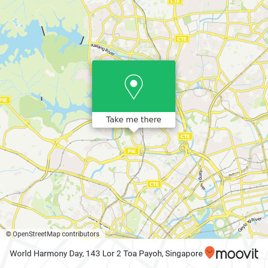 World Harmony Day, 143 Lor 2 Toa Payoh map