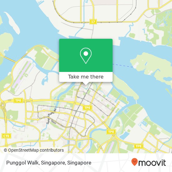 Punggol Walk, Singapore map