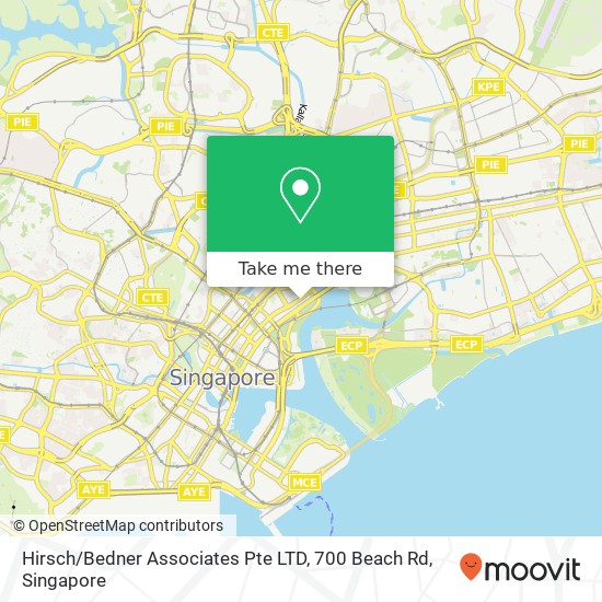 Hirsch / Bedner Associates Pte LTD, 700 Beach Rd地图