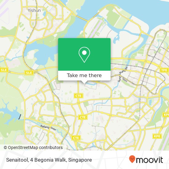 Senaitool, 4 Begonia Walk map