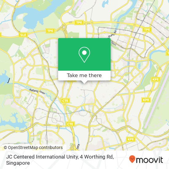 JC Centered International Unity, 4 Worthing Rd map