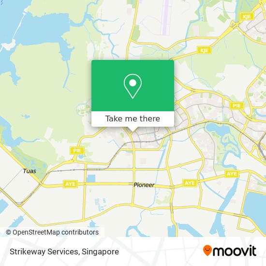 Strikeway Services map