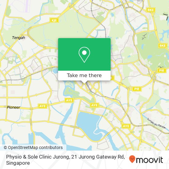 Physio & Sole Clinic Jurong, 21 Jurong Gateway Rd map