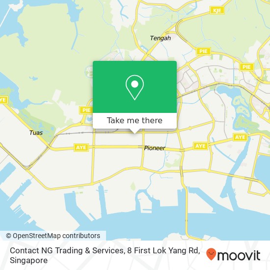 Contact NG Trading & Services, 8 First Lok Yang Rd map