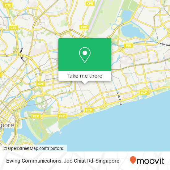 Ewing Communications, Joo Chiat Rd map