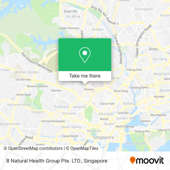 B Natural Health Group Pte. LTD. map