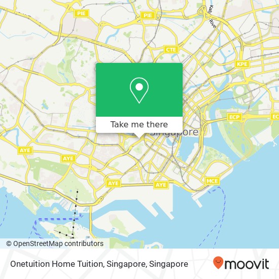 Onetuition Home Tuition, Singapore地图