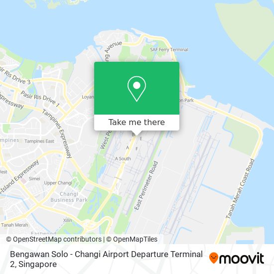 Bengawan Solo - Changi Airport Departure Terminal 2地图