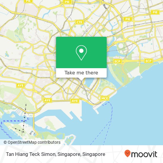 Tan Hiang Teck Simon, Singapore map